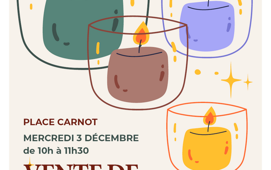 Vente de lumignons par le CME