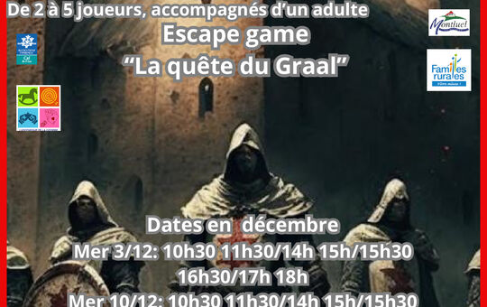 Ludothèque - Escape Game "La quête du Graal"
