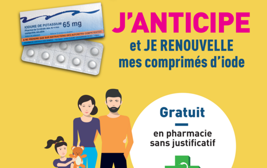 Distribution d'iode